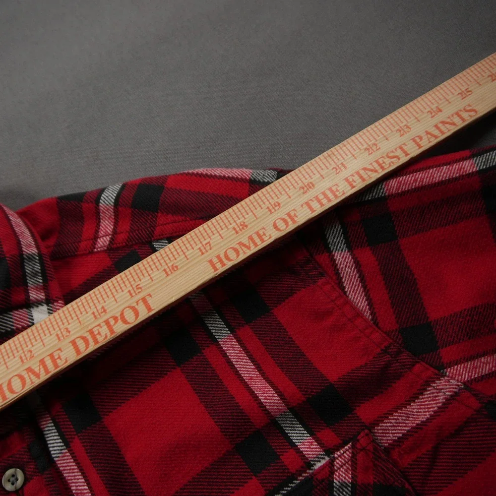 VTG Bay Big Mac Heavyweight Plaid Flannel Men's Shirt XL Logger Cabin Outdoor